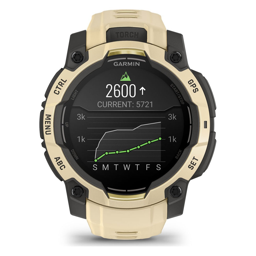 Garmin Instinct 3 45mm AMOLED Smartwatch - Citrine