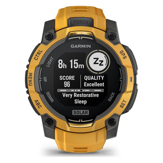 Garmin Instinct 3 45mm Solar Smartwatch - Sunburst