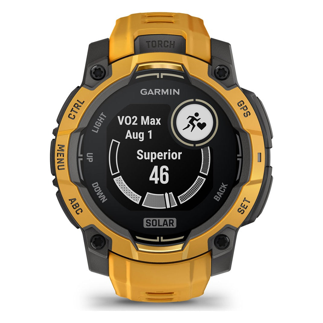 Garmin Instinct 3 45mm Solar Smartwatch - Sunburst