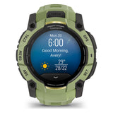 Garmin Instinct 3 50mm AMOLED Smartwatch - Fern Green
