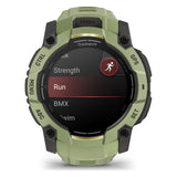 Garmin Instinct 3 50mm AMOLED Smartwatch - Fern Green