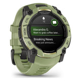 Garmin Instinct 3 50mm AMOLED Smartwatch - Fern Green