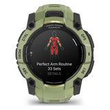 Garmin Instinct 3 50mm AMOLED Smartwatch - Fern Green