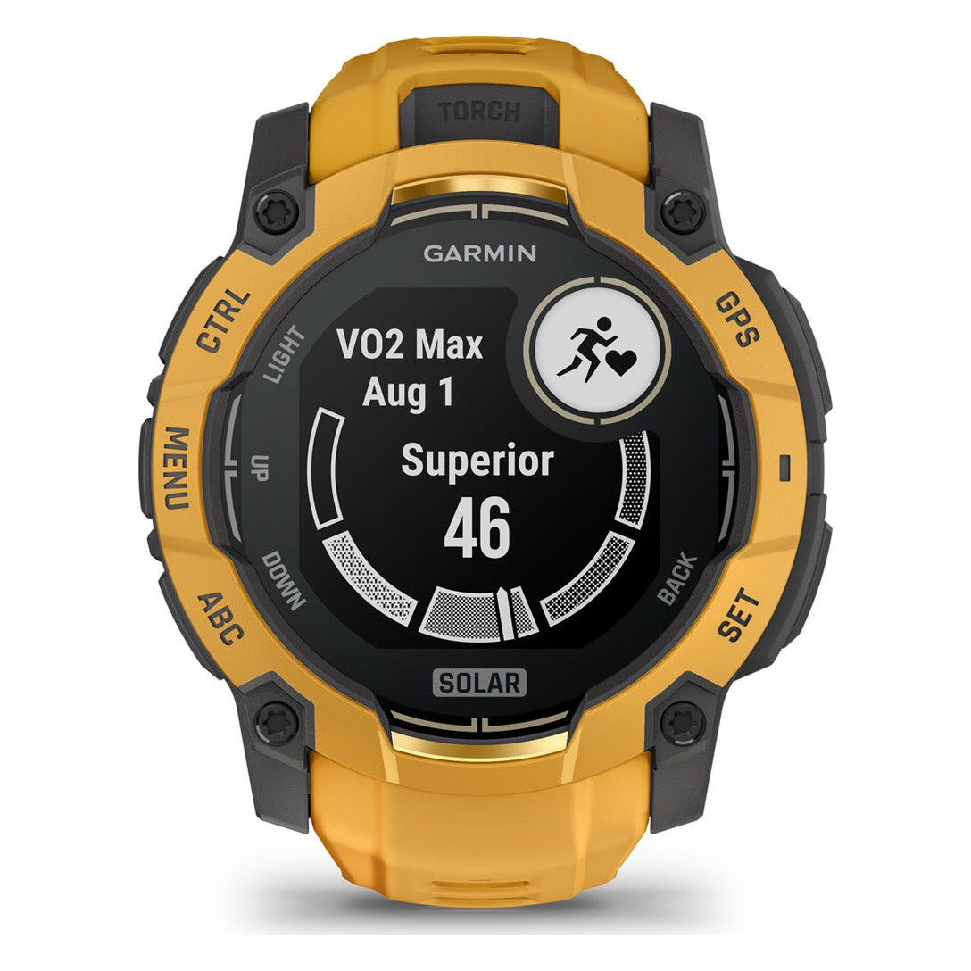 Garmin Instinct 3 50mm Solar Smartwatch - Sunburst