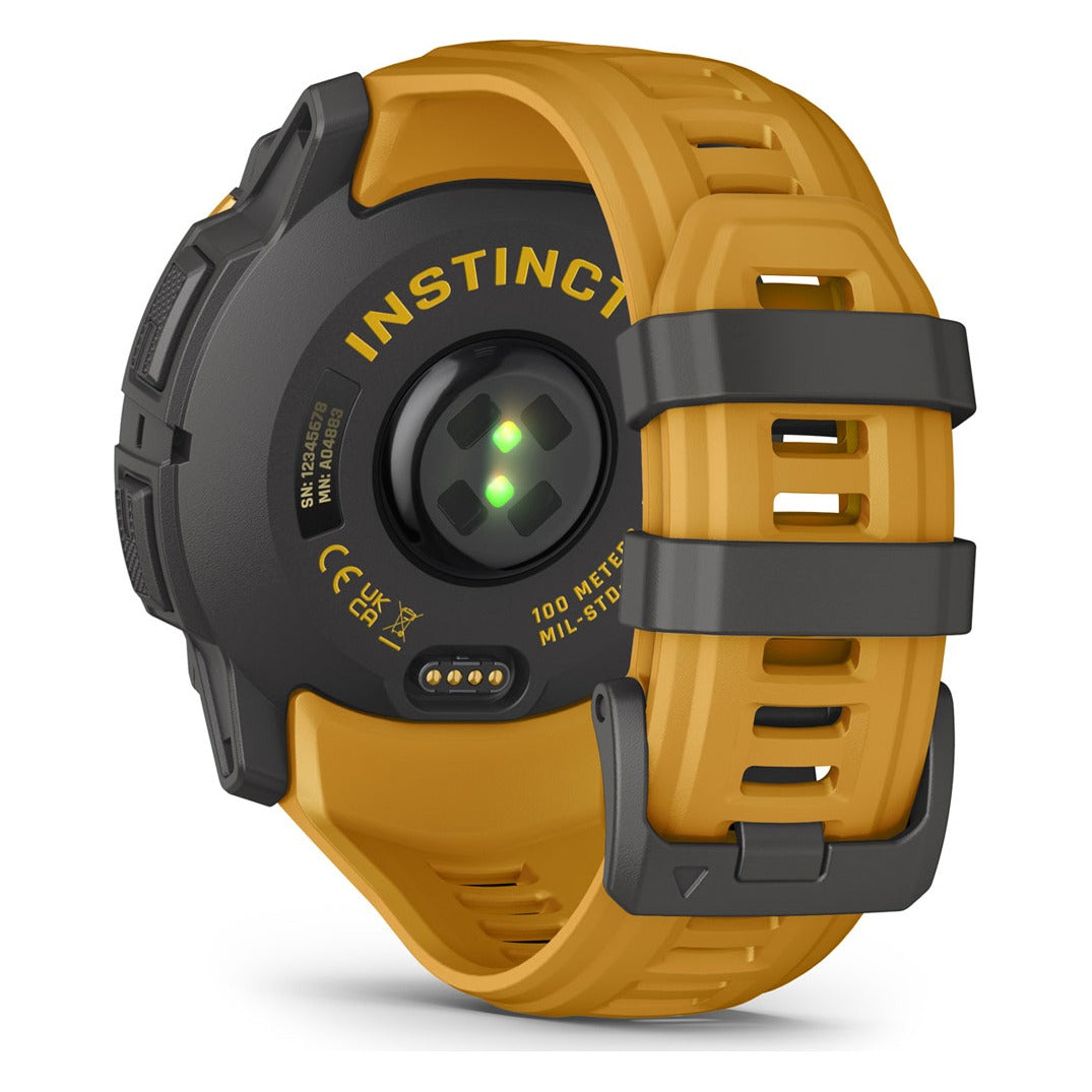 Garmin Instinct 3 50mm Solar Smartwatch - Sunburst