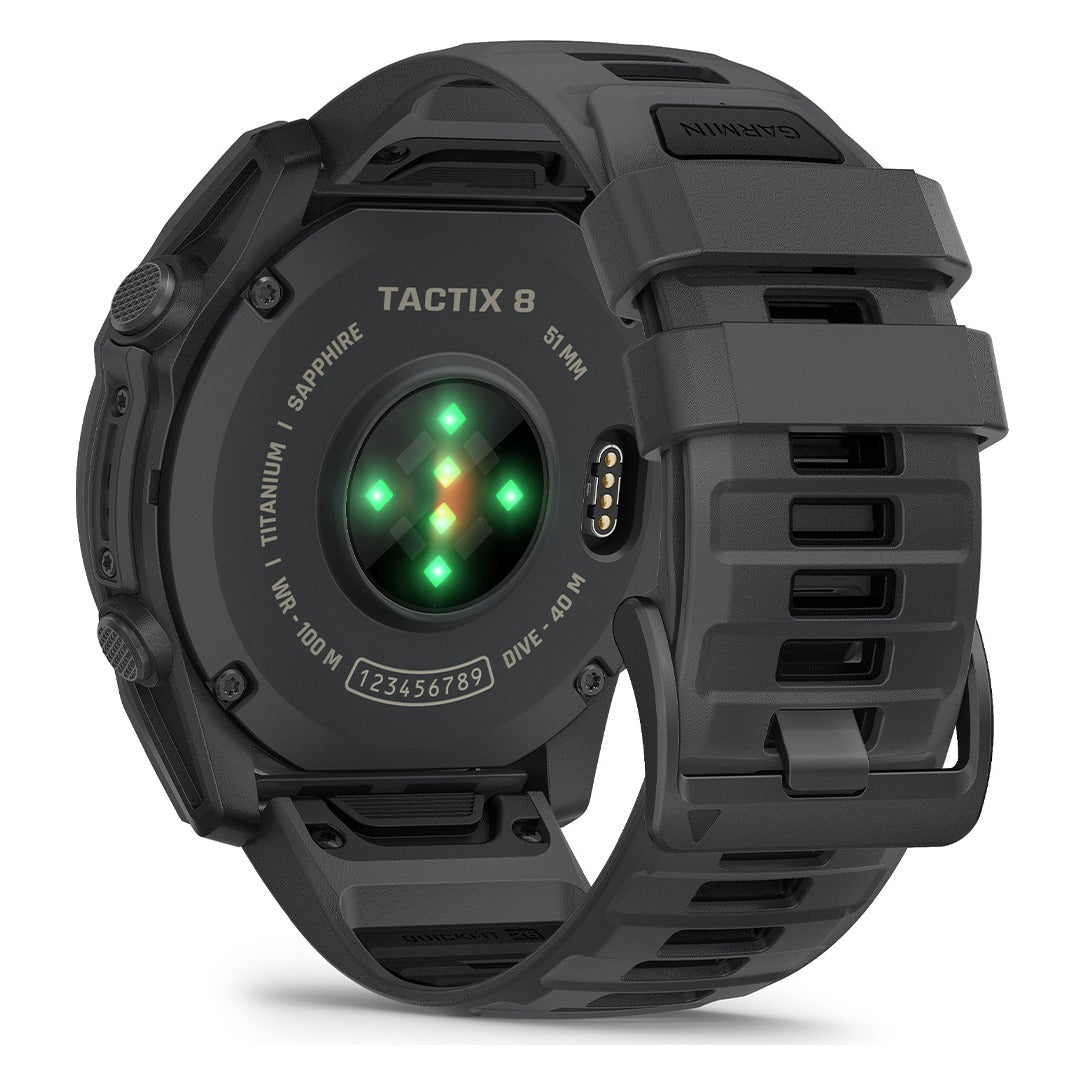 Garmin tactix 8 51mm AMOLED Cerakote Smartwatch - Slate Grey