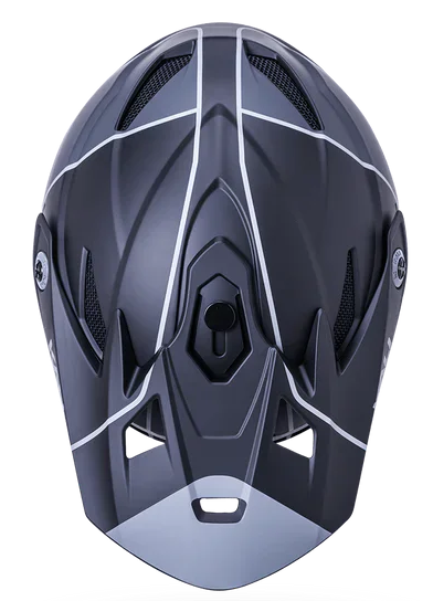 Kali Zoka Stripe Matte Black/Grey Helmet