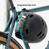 Headlokt Lockable Bike/Scooter Helmet Stone Grey