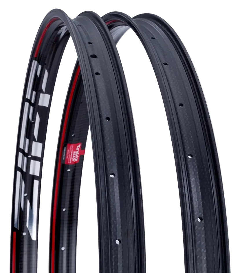 Zipp 3ZERO Moto 29R 32H Tubeless Rear Rim Silver/Orange Graphic 