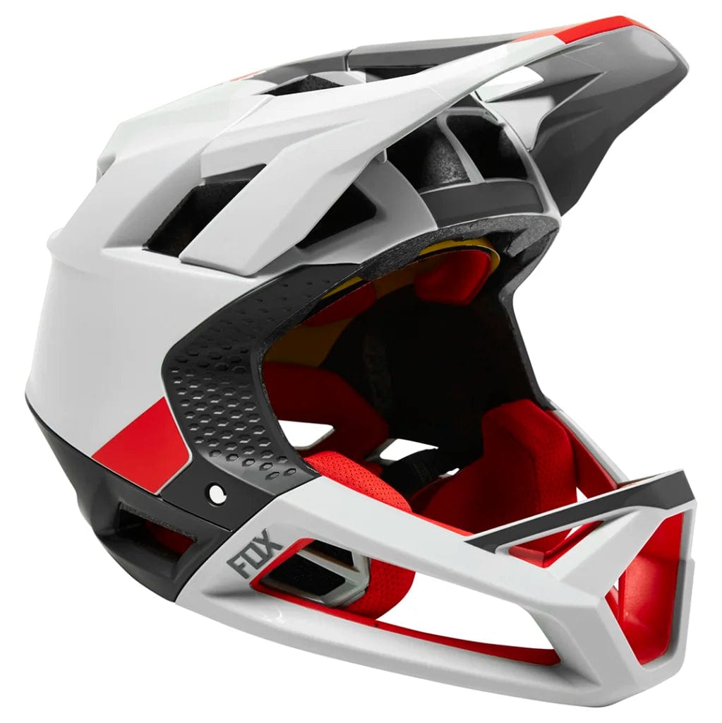 FOX Proframe Blocked MIPS MTB Helmet - Black/White XLarge