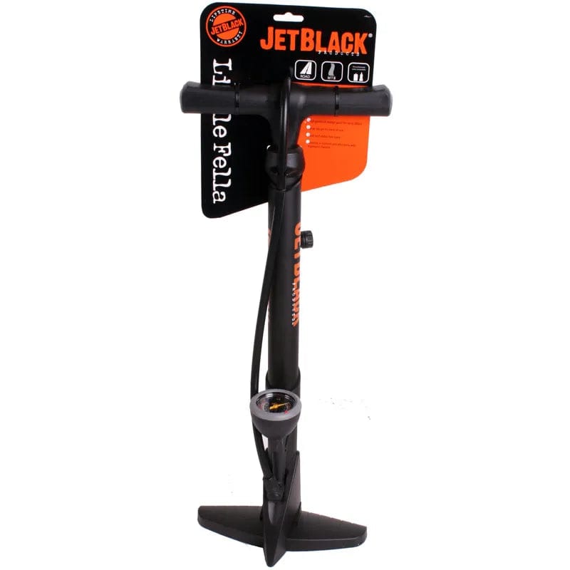 JetBlack Little Fella Floor Pump With 2-way Head