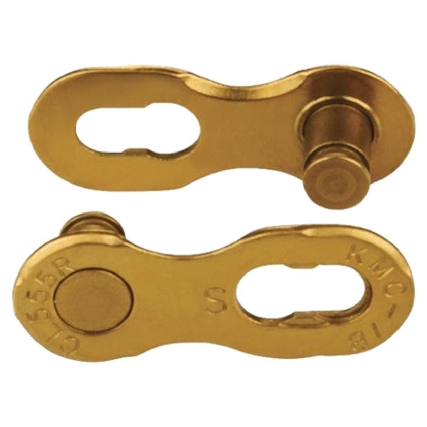 KMC 12 Speed Connecting Link Twin Pack Gold