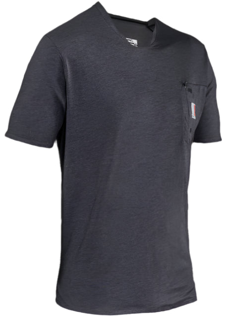 Leatt Jersey MTB AllMtn 2.0 Black SIDE FRONT