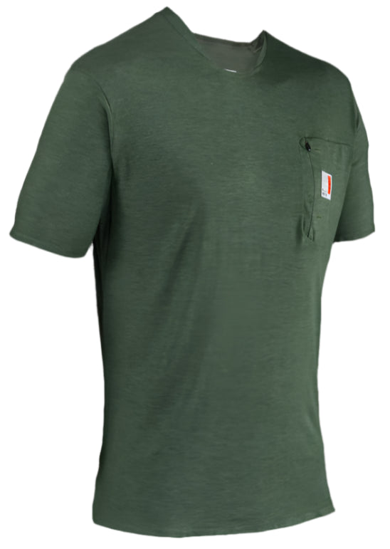 Leatt Jersey MTB AllMtn 2.0 Spinach SIDE FRONT