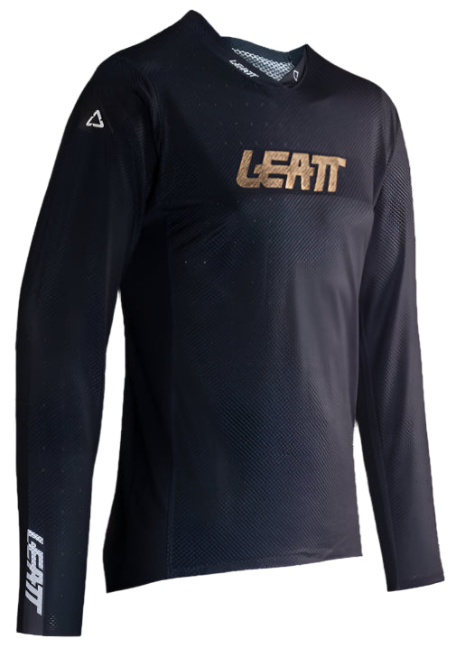 Leatt Jersey MTB Gravity 4.0 Jr Black SIDE FRONT