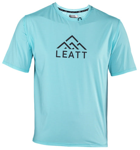 Leatt Jersey MTB Trail 1.0 X-Flow Aqua FRONT