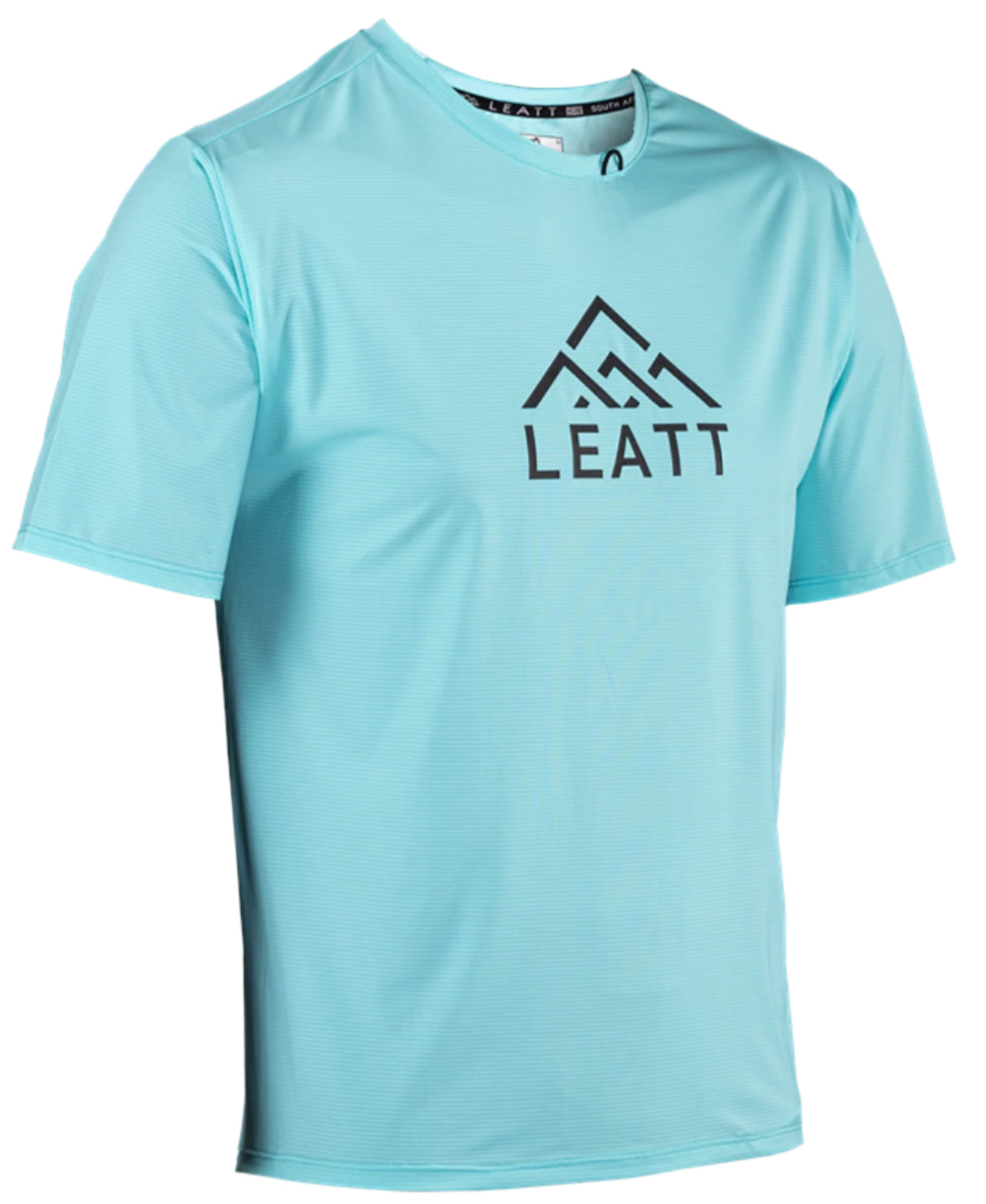 Leatt Jersey MTB Trail 1.0 X-Flow Aqua SIDE FRONT