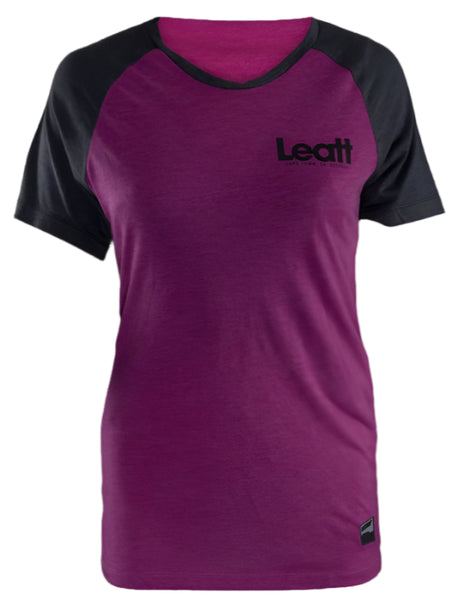 Leatt Jersey MTB AllMtn 2.0 Women Purple FRONT