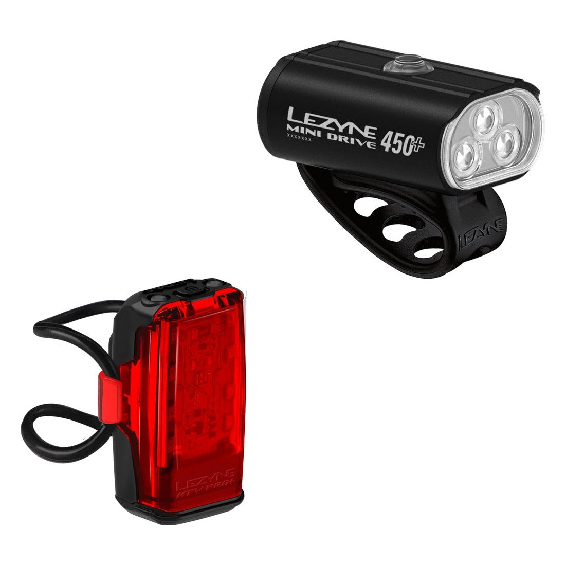 Lezyne Mini Drive 450+ / KTV Drive Pro+ Light Pair