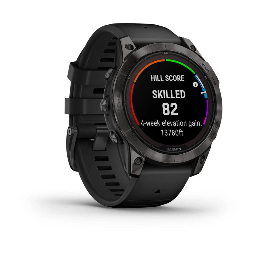 Garmin fenix 7 Pro Sapphire Solar Ed 47mm Carbon Grey DLC Ti w Black Crooze Australia