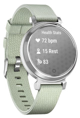 Garmin Lily 2 Classic, Silver with Sage Grey Fabric Band