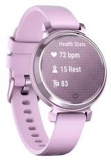 Garmin Lily 2, Metallic Lilac with Lilac Silicone Band