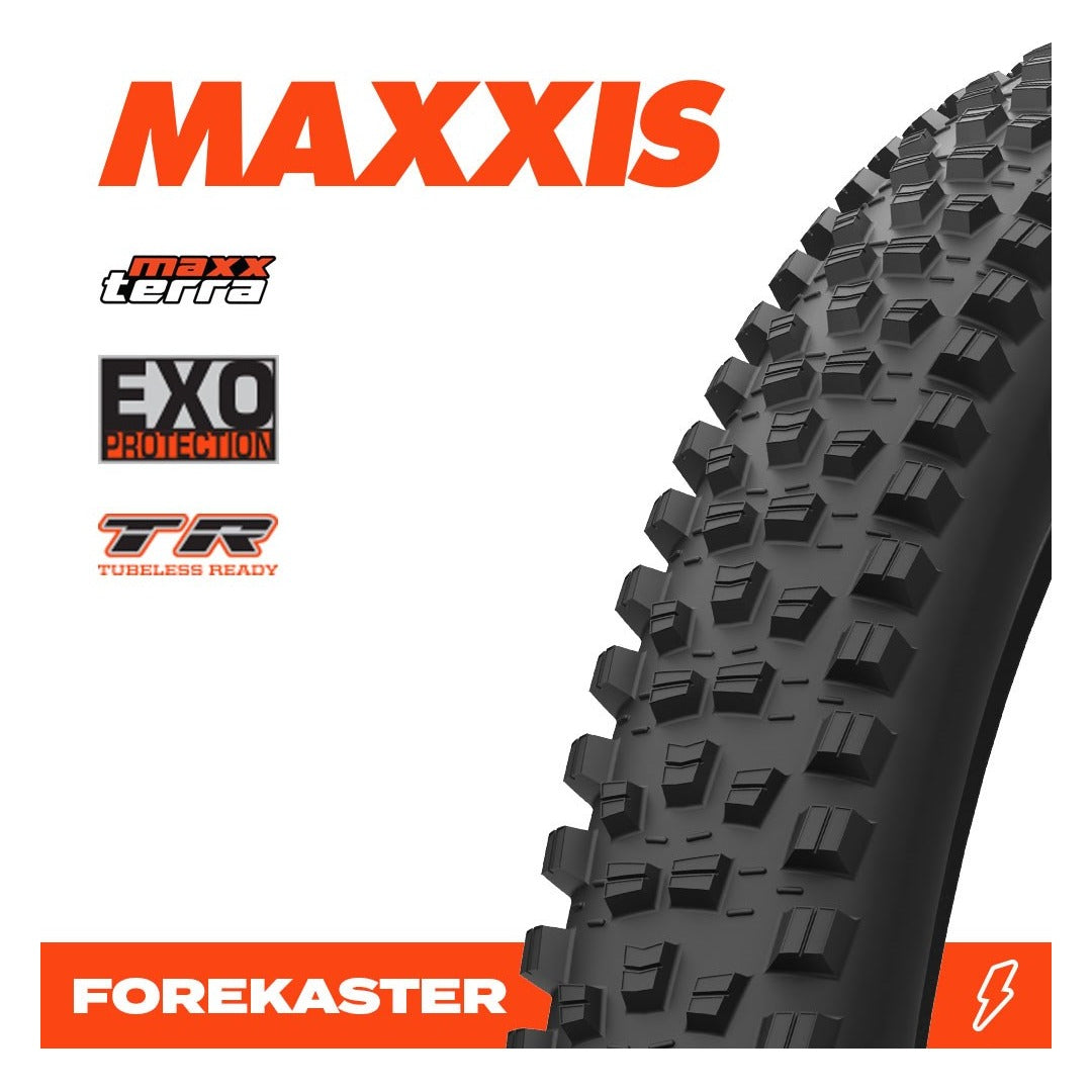 Maxxis Forekaster G2 32 x 2.40" MaxxTerra EXO TR Folding 120TPI E-50 Tyre