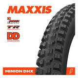 Maxxis Minion DHX 27.5 x 2.50" MaxxTerra DD TR Folding 120x2TPI E-50 Tyre