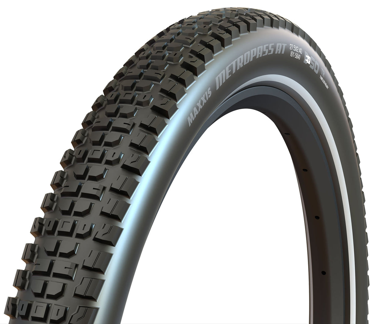 MAXXIS Metropass AT 27.5" 4S Ri Exo TR Ref Wirebead 60TPI E-50 Tyre