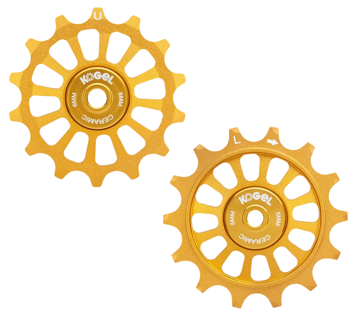 KOGEL 14/14T Oversized Derailleur Pulleys - SRAM Eagle 12 Speed - Cross Seals