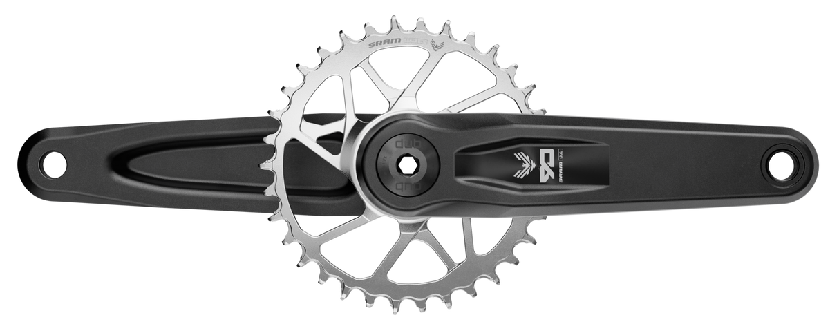SRAM Crankset Eagle 90 Q174 CL55 DUB MTB Wide Black 2-guards 32t Steel T-Type