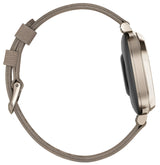 Garmin Lily 2 Classic, Cream Gold with Coffee Fabric Band