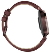 Garmin Lily 2 Classic, Dark Bronze with Mulberry Leather Band