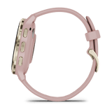 Garmin Venu® 3S, Soft Gold Stainless Steel Bezel with Dust Rose Case