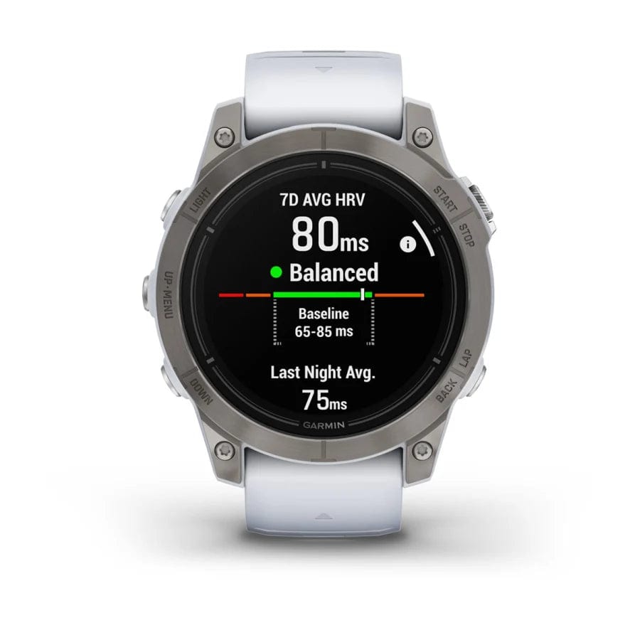 Garmin epix Pro (Gen 2) Pro/Sapphire Ed 47mm Ti w/ Whitestone Band