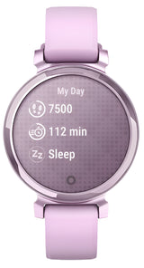 Garmin Lily 2, Metallic Lilac with Lilac Silicone Band