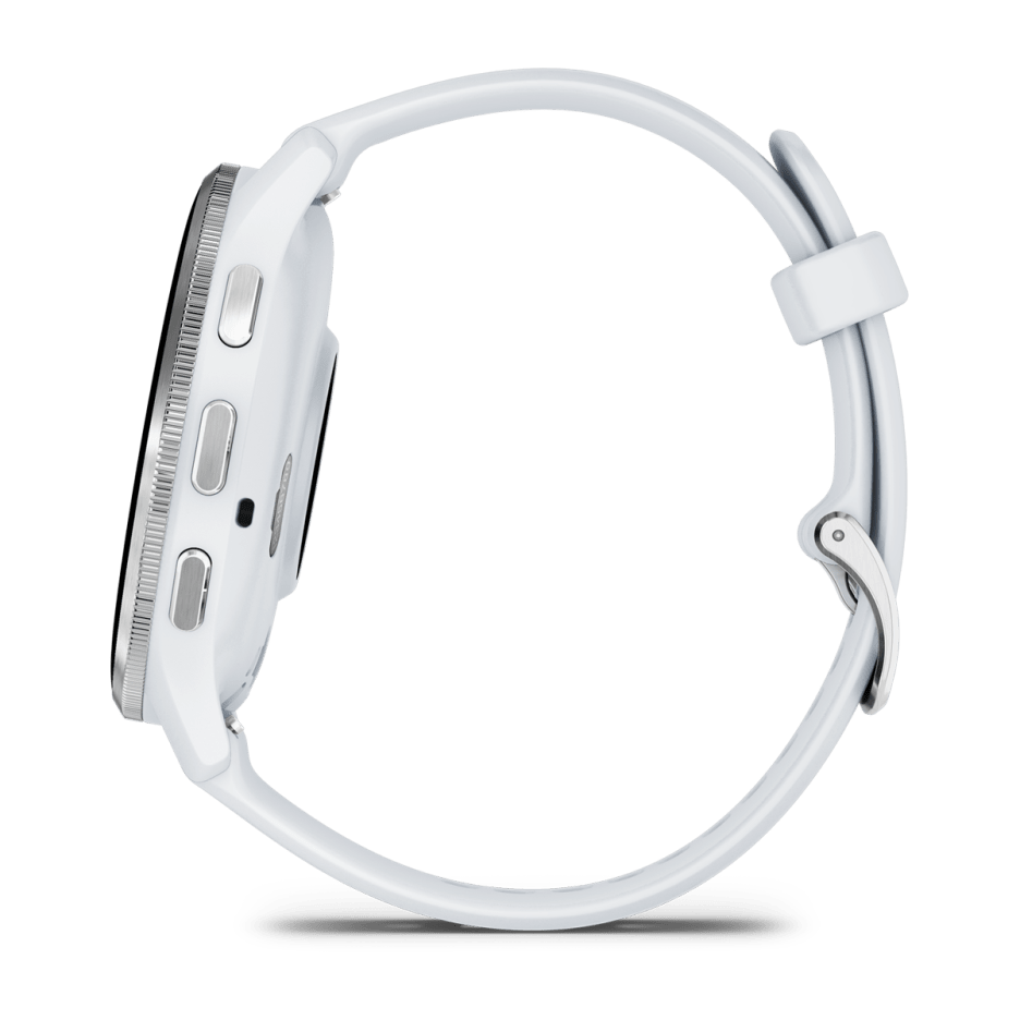 Garmin Venu® 3, Silver Stainless Steel Bezel with Whitestone Case