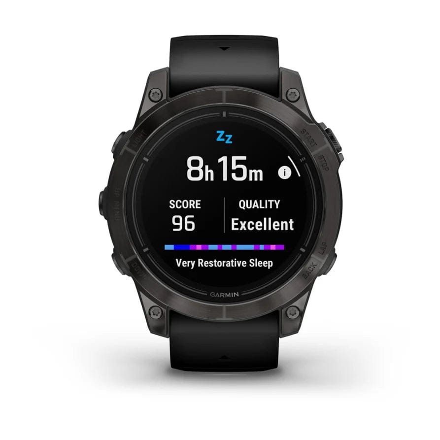 Garmin epix Pro (Gen 2) Pro/Sapphire Ed 47mm Crbn Grey DLC Ti w/ Blk Band