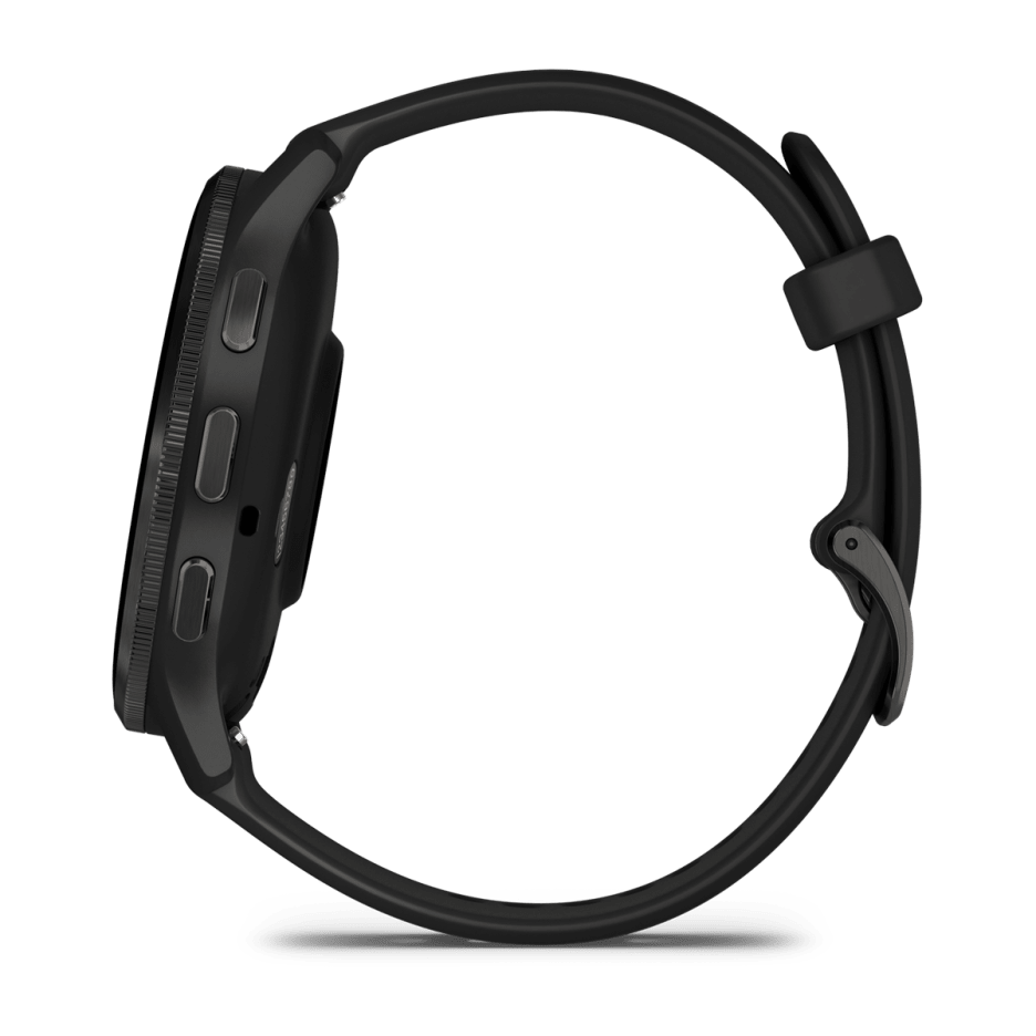 Garmin Venu® 3, Slate Stainless Steel Bezel with Black Case