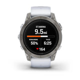 Garmin epix Pro (Gen 2) Pro/Sapphire Ed 47mm Ti w/ Whitestone Band