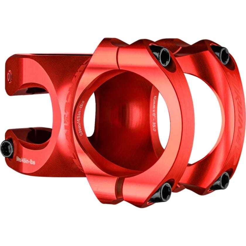 Race Face Turbine R 35x40mm 0 Degree Alloy Stem Red