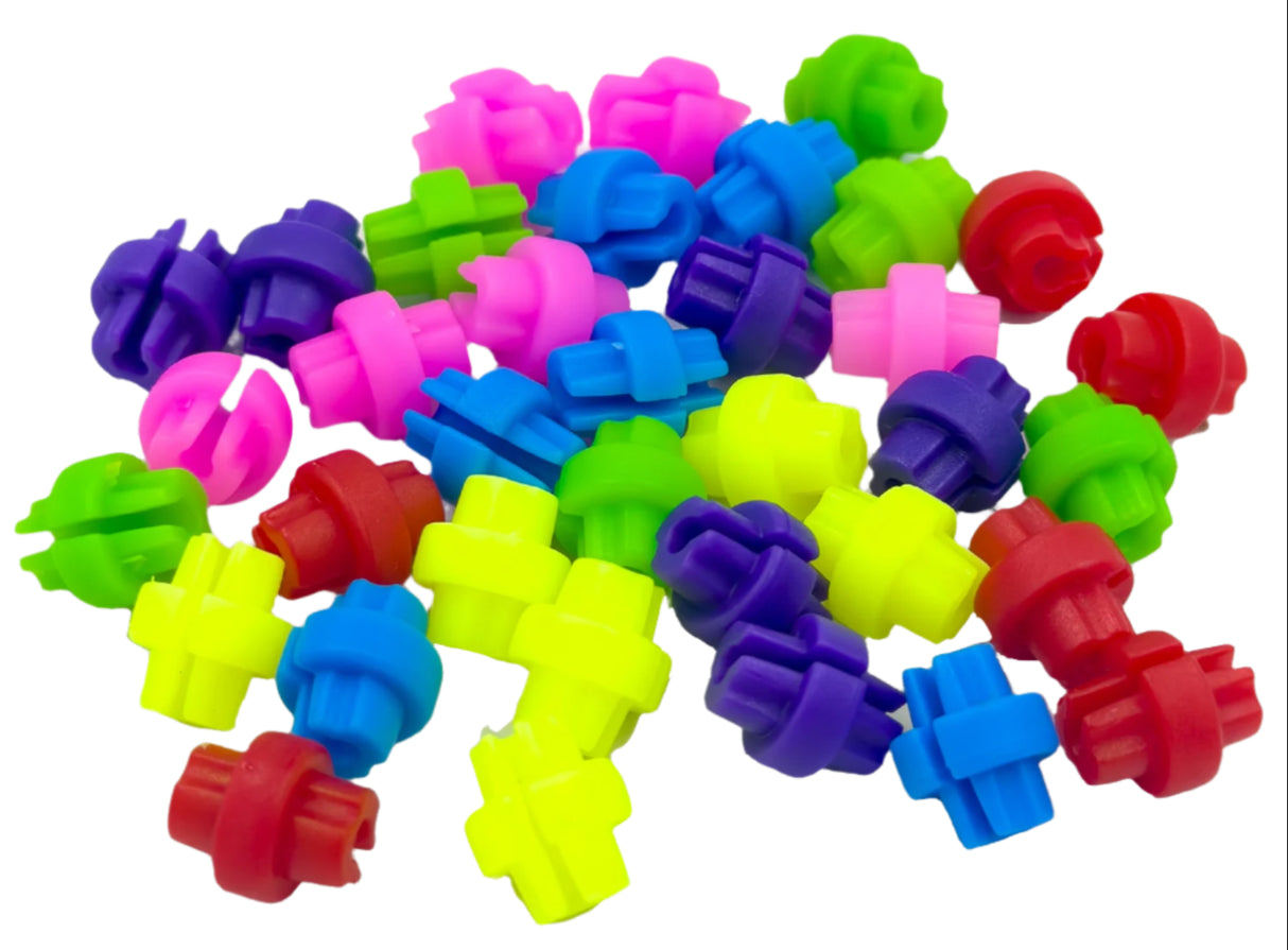 Rascal Kids Spoke Beads Mixed Colors Spokey Dokes