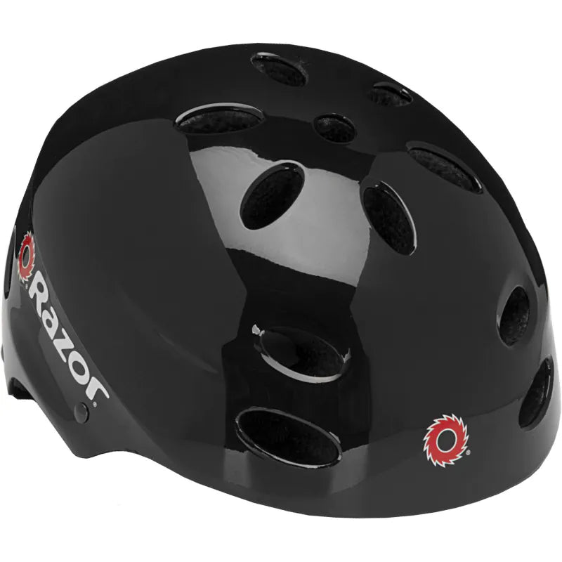 Razor V17 Youth Helmet - Gloss Black - 54-58cm