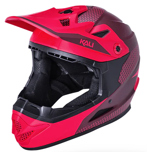 Kali Zoka Youth Dash Mat Red/Burgundy Helmet