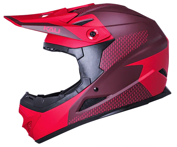 Kali Zoka Dash Mat Red/Burgundy Helmet