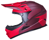 Kali Zoka Dash Mat Red/Burgundy Helmet