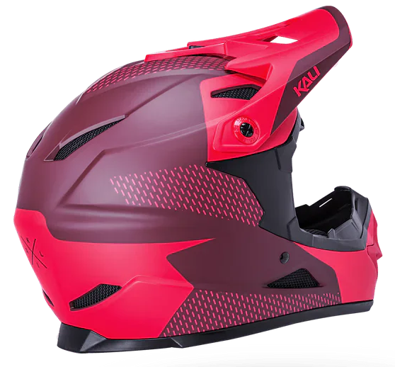 Kali Zoka Dash Mat Red/Burgundy Helmet