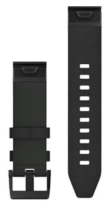 Garmin QuickFit 22 Watch Band - Black leather