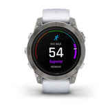 Garmin epix Pro (Gen 2) Pro/Sapphire Ed 47mm Ti w/ Whitestone Band