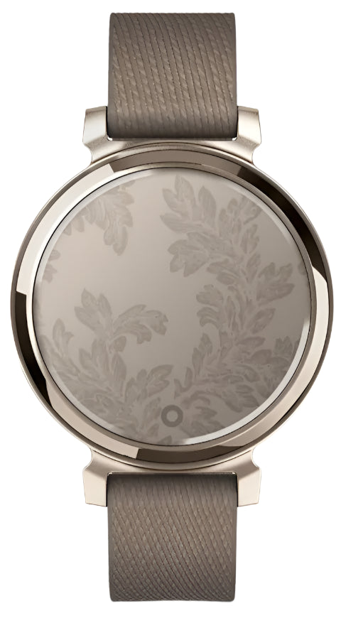 Garmin Lily 2 Classic, Cream Gold with Coffee Fabric Band